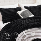 Smoofy Fluffy King Size Comforter Set 3 Pieces - Image 2