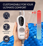 GENIANI Electric Heating Pad for Back Pain & Cramps Relief, Electric Throw - Image 4