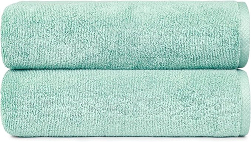 Amazon Basics 2-Pack Quick-Dry Lightweight Moisture Absorbing Bath Towel by AmazonBasics