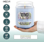 Candle-lite Scented Candles, Fresh Lavender Breeze, 18 oz Jar, Proudly Poured - Image 4