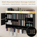 Hair Color Organizer Rack, Wall Mounted Salon Station - Image 3