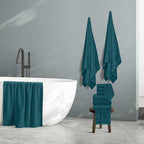 Belizzi Home 100% Cotton Towel Set, Contains 6 Soft Bath Towel, 6 Hand Towels - Image 5