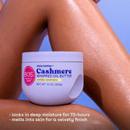 eos Cashmere Whipped Oil Body Butter, Vanilla Cashmere, 72 Hour Weightless - Image 4