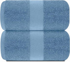White Classic Luxury Soft Bath Sheet Towels - Image 2