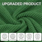 VOOVA & MOVAS Hunter Green Bath Towels, Bath Towels Set of 4, Large 30"x56" - Image 2