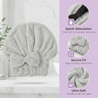 Microfiber Hair Drying Cap, Super Absorbent Hair Turban - Image 6