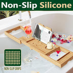 SereneLife Premium Bathtub Tray Caddy - Image 6