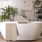 Ultra Soft 6 Pack Cotton Towel Set, Contains 2 Bath Towels 28x55 inch, 2 Hand - Image 5