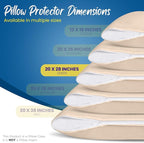 Utopia Bedding Premium 100% Waterproof Pillow Protectors - Image 2