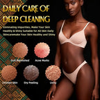 UJFQBH 3 Pieces African Bath Sponge African Net Long Net Bath Sponge - Image 5