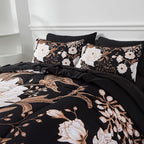 Yogeneg 7 Piece Bed in a Bag Full Size Comforter Set Botanical Floral Bedding - Image 2