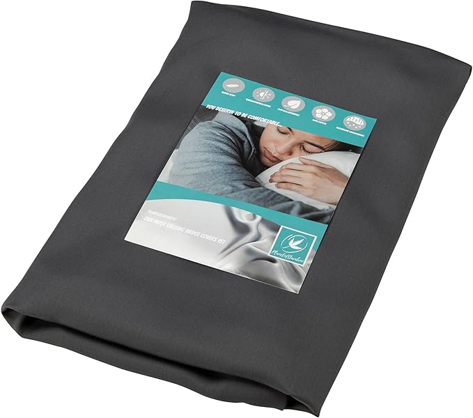 Bamboo Viscose Wedge Pillow Case Cover 24" W x 24" L x 10" H, Moisture-Wicking by PLANETOFBAMBOO