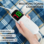 Heated Electric Blanket Twin Size, 62X84 Heating Blanket - Image 4