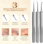 22 Pcs Pimple Popper Tool Kit 410 Stainless Steel Blackhead Remover Tools - Image 3