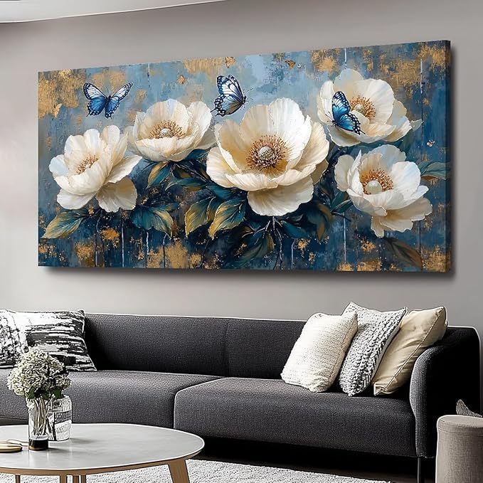 Flowers Canvas Wall Art by Unknown