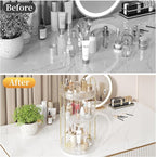 Rotating Makeup Organizer Countertop, Skincare Organizers, Spinning Perfume - Image 4