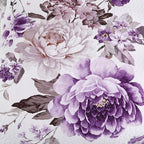 WONGS BEDDING Floral Quilt Set Purple Full, Quilted Printed Lightweight - Image 9
