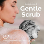 MainBasics Bath Shower Loofah Sponge Pouf Body Scrubber Exfoliator Body Wash - Image 5