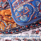 WONGS BEDDING Boho Quilt Set California King, Lightweight Microfiber Bed Decor - Image 6