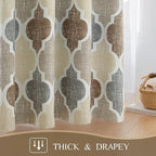 Beauoop 100% Blackout Curtains 96 Inches Long 2 Panels - Image 4