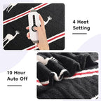 LaffyLo Electric Heated Blanket Twin Size 62 x 84, Fast Heating Blanket - Image 4