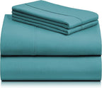 LuxClub 4 PC Queen Sheet Set, Breathable Luxury Bed Sheets, Deep Pockets 18" - Image 8