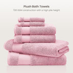 BIOWEAVES 100% Organic Cotton Bath Towel Set | 700 GSM Plush 6-Piece Premium - Image 2