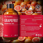 SU JUABA Grapefruit Essential Oil 4 Fl Oz, 100% Pure Natural - Image 6