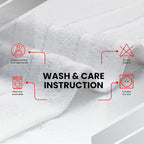 Infinitee Xclusives 100% Cotton Luxury Bath Towels Set of 2 - Image 6