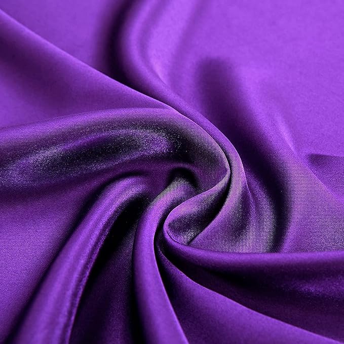 Homiest Purple Satin Fitted Sheet - Image 5