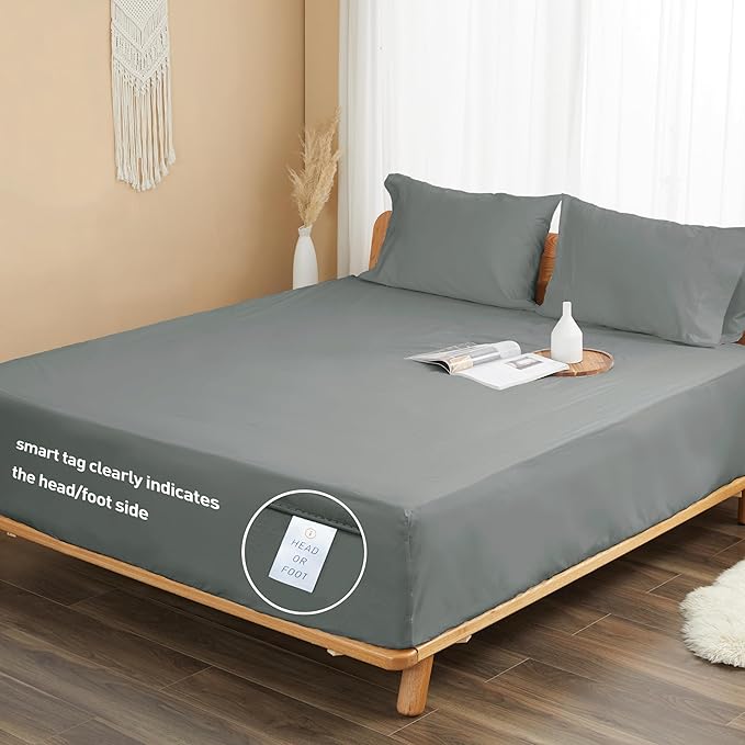 Sunflower California King Fitted Sheet, 1-Piece Deep Pocket Fitted Bottom Sheet - Image 7