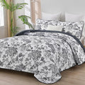 WONGS BEDDING Botanical Quilt Set Full Size by WONGSBEDDING