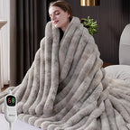 Heated Throw Blanket, Faux Fur Cozy Heating Blanket by Unknown