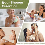 Yolaist Loofah Sponge 4 Pack, Exfoliating Body Scrubber - Image 7