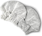 Microfiber Hair Towel Wrap, Soft Absorbent & Quick Drying Cap Set by SportMore