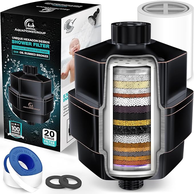 AquaHomeGroup 20 Stage Shower Filter by Aquahomegroup