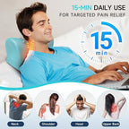 snawowo Neck Massager with Heat, 3 in 1 Portable Massager with Cervical - Image 3