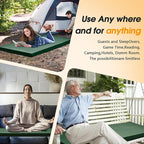 CYMULA Camping Cot Mattress 2in Memory Foam Sleeping Pad, Soft Warm Non-Slip - Image 6