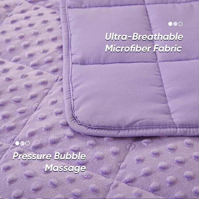 Weighted Blanket for Women and Men, Comfortable and Soft Throw Weighted Blanket - Image 2