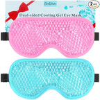 BeeVines Gel Eye Mask, 2 Pack Cooling Ice Masks by BeeVines