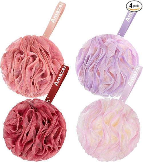 AmazerBath Loofah Sponge 75g/Piece, Exfoliating Bath Sponge Body Scrubber by AmazerBath