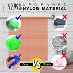 UJFQBH 3 Pieces African Bath Sponge African Net Long Net Bath Sponge - Image 2