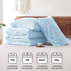Smoofy Fluffy Queen Size Comforter Set 3 Pieces - Image 7