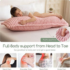 HIGOGOGO Memory Foam Body Pillow, Thickened Large Long Bed Pillow - Image 3