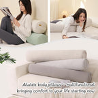 Body Pillow for Adults, Long Round Pillow, Big Cylindrical Pillow, Large Full - Image 7