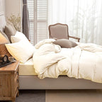 PURE ERA Jersey Knit Duvet Cover Set 100% T-Shirt Cotton Super Soft Comfy 3pc - Image 2