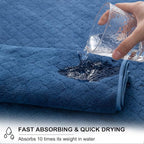 Ycosy Navy Bath Towels Set 35x70 Inches - Image 4