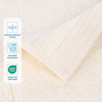 Superior Honeycomb 100% Cotton 500 GSM 12 Piece Bath Towel Set, 6 Washcloths - Image 3