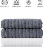 Classic Turkish Towels CTT Premium 2 Pack Bath Towels Set, Made - Image 6