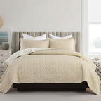 SahSahCasa Quilt Set Queen Size, 100% Cotton Quilt Bedding Set Bedspread - Image 4